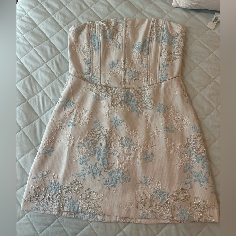 FOREVER 21 STRAPLESS MINI DRESS SIZE LARGE